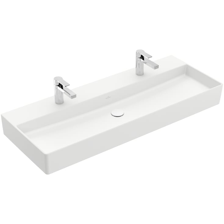 Villeroy & Boch Memento 2.0 håndvask, 120x47 cm, mat hvid