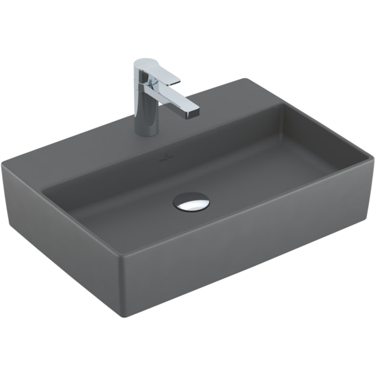 Villeroy & Boch Memento 2.0 tvättställ, 60x42 cm, matt grå