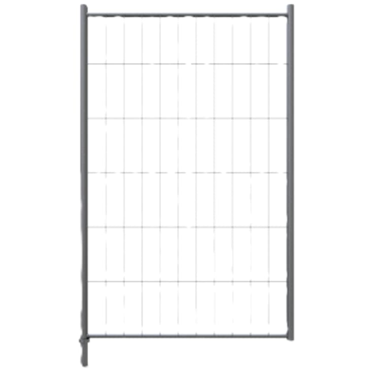 Dørelement til byggepladshegn, 1,2 x 2,0 m