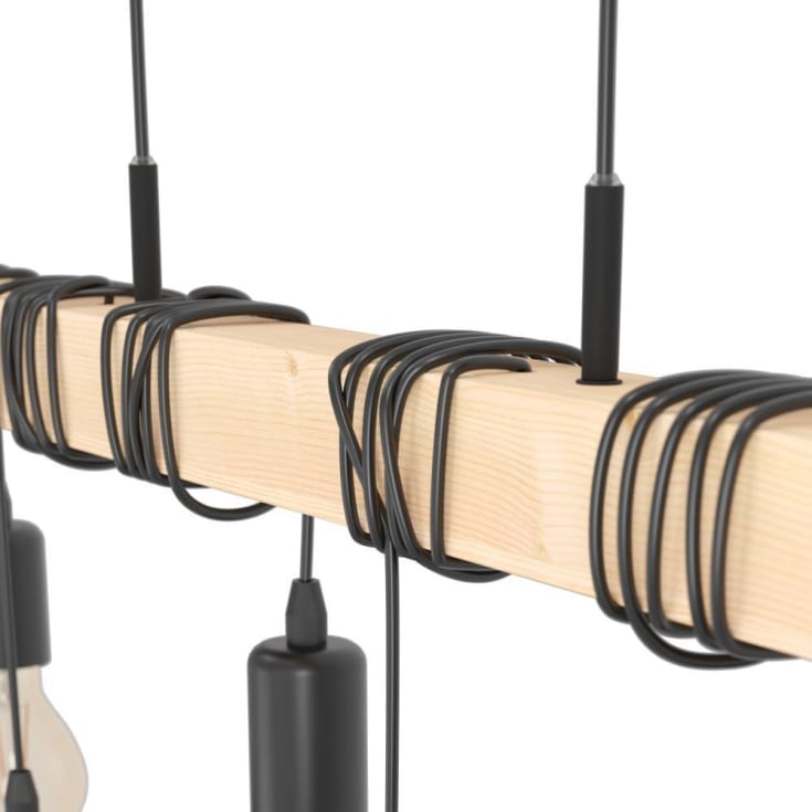 Eglo Townshend pendellampa, 6 lampor, svart