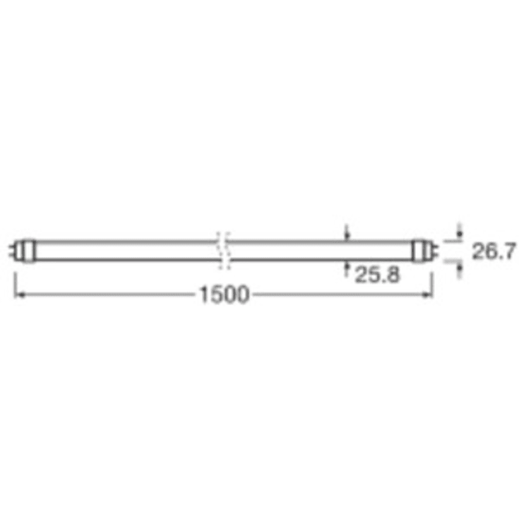 Ledvance Performance T8 lysstoffrør, 150 cm, 23,1W, 6500K