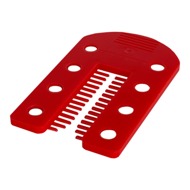 Fixbrik avstandsstykke, 75x45x3mm, rød, 300stk.