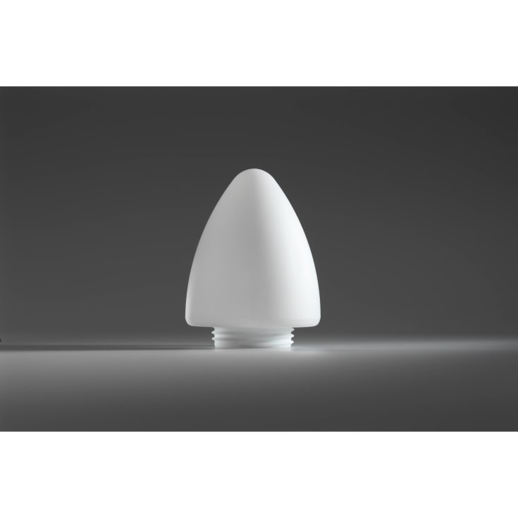 Skærm Ivetofta mat opalglas gevind 99 mm Ø160 mm højde 192 mm