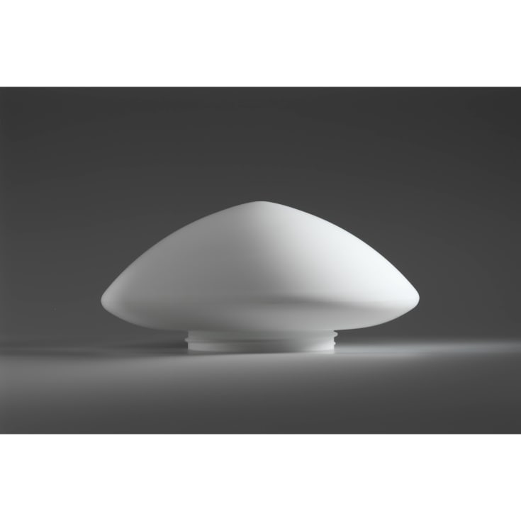 Skærm Gudahagen mat opalglas gevind 185,5 mm Ø380 mm højde 155mm