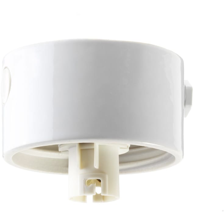 Loft- og Vægarmatur hvid glasur 84,5 mm gevind IP54 B22