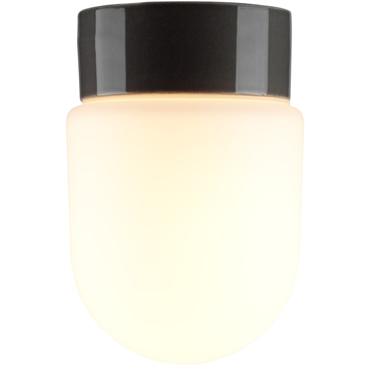 Loft- og Vægarmatur Fridhem grå, mat opalglas LED 8W 3000K