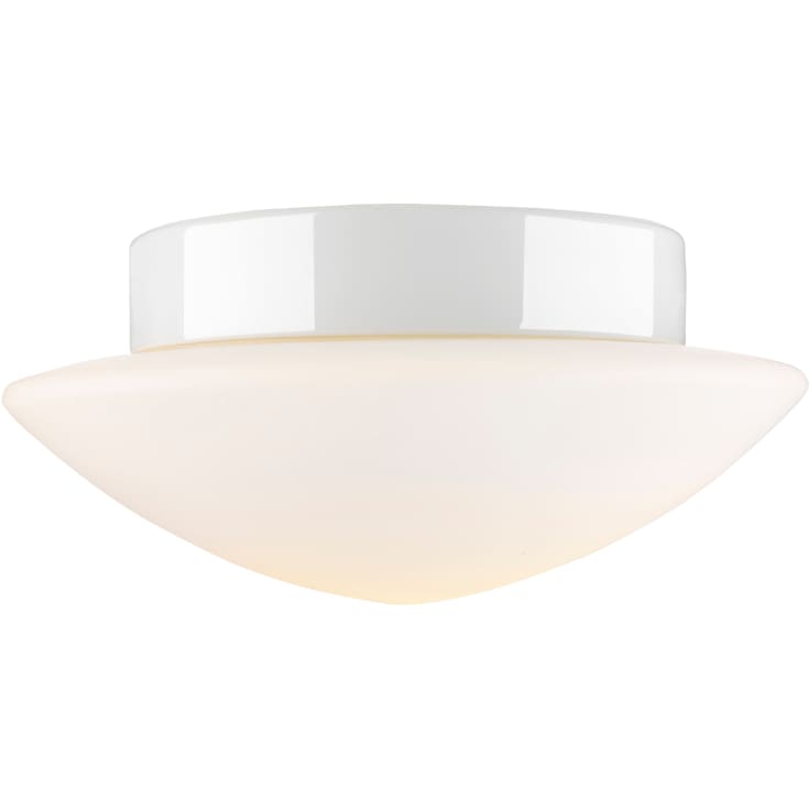 Plafond Solhem hvid, mat opalglas E27