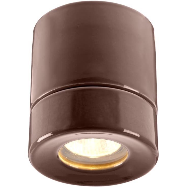 Sauna Downlight Light On design Knud Holscher brun, GU10