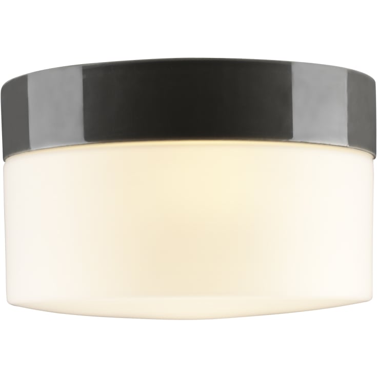 Tak- och väggarmatur Opus 200/135 grå, matt opal LED 12W 2700K