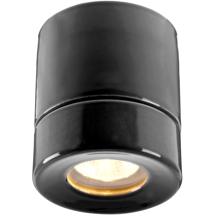 Sauna Downlight Light On design Knud Holscher sort, GU10