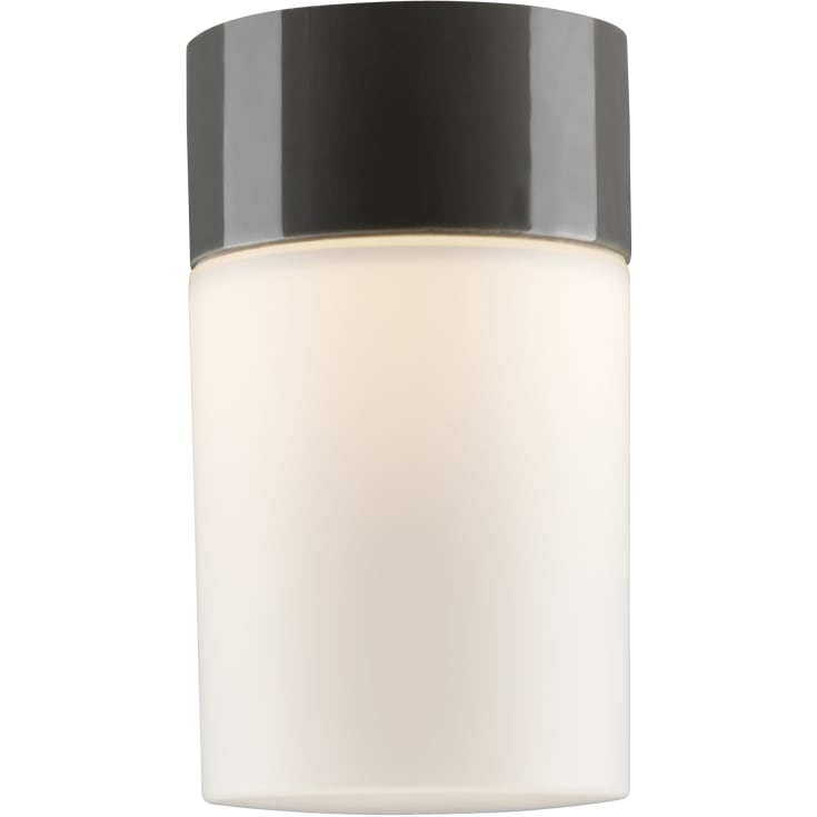 Loft- og Vægarmatur Opus 100/175 grå, mat opalglas E27