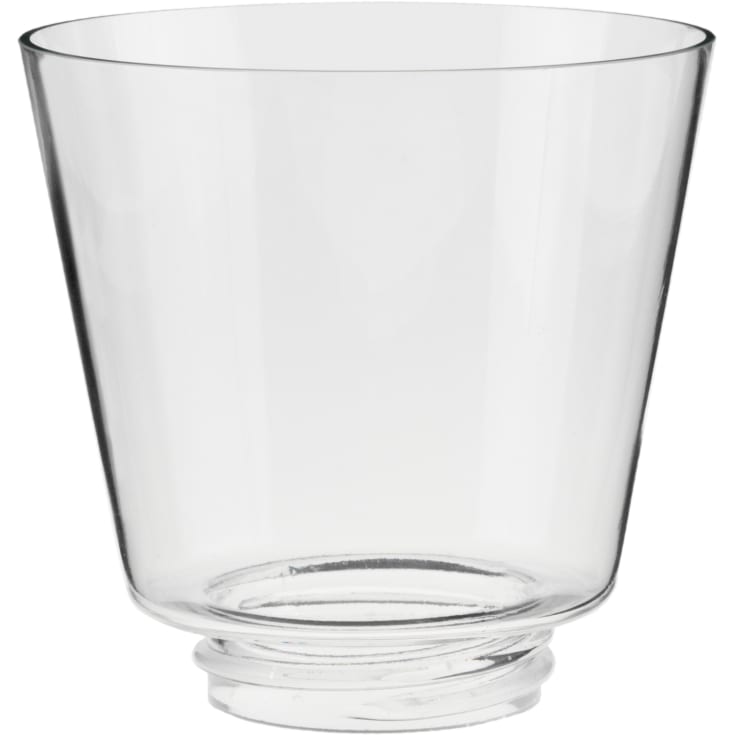 Skærm Open Lisa klart glas gevind 84,5 mm Ø160 mm højde 175 mm
