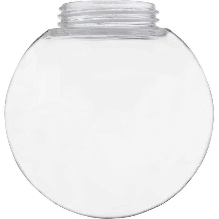 Skærm glob klart glas gevind 99 mm Ø200 mm højde 190 mm