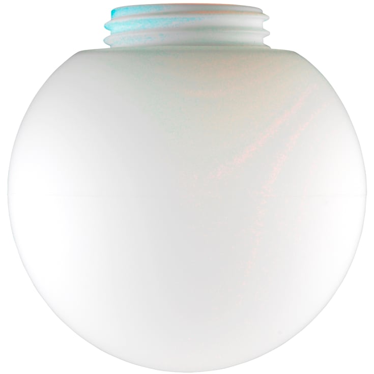 6 stk Skærm glob mat opal gevind 84,5 mm Ø180 mm højde 170 mm