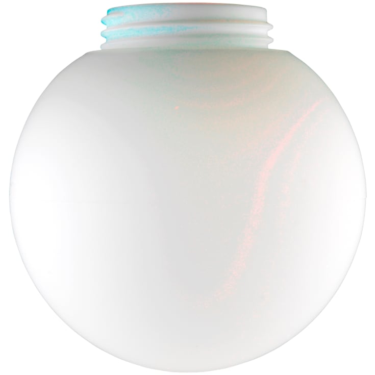 Skærm glob mat opalglas gevind 99 mm Ø200 mm højde 190 mm