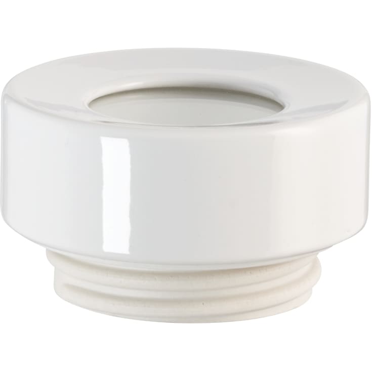 Hvid Loftplade i porcelæn for Light On IP44 230V og sauna 6057