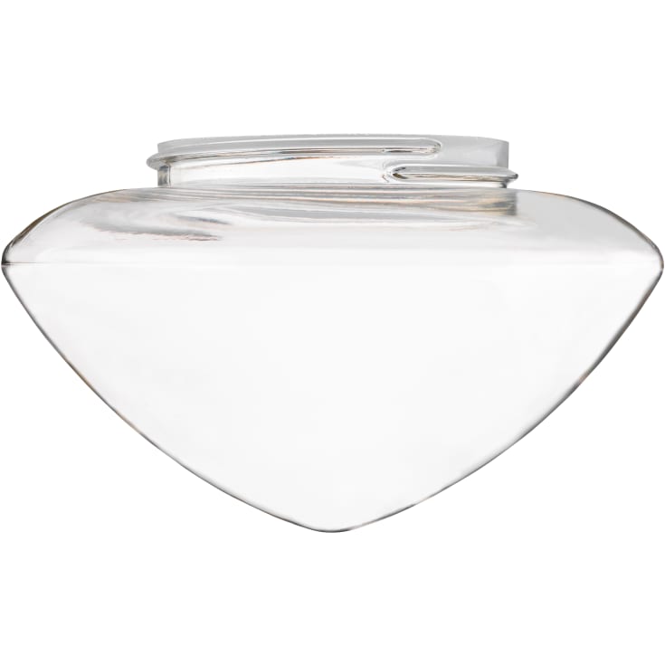 Skærm Edenryd klart glas gevind 185,5 mm Ø330 mm højde 175 mm