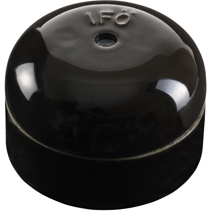 Koblingsdåse porcelæn rund Ø55 mm, 4x3x2,5 mm2 400V IP20 sort