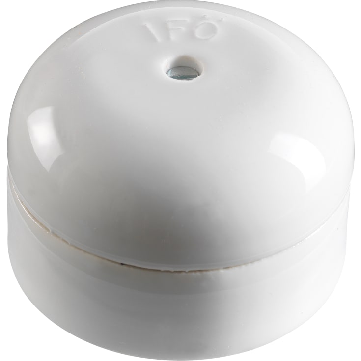 Koblingsdåse porcelæn rund Ø55 mm, 4x3x2,5 mm2 400V IP20 hvid