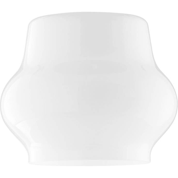 Skærm Smycka Emma blankt opalglas Ø160 mm højde 130 mm