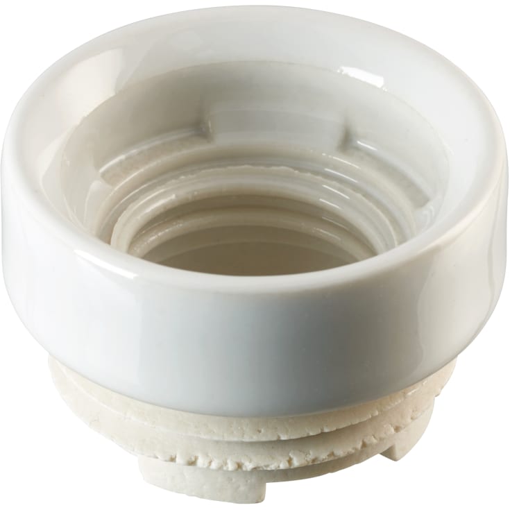 Fatningsring glaserad E27 for fodlampeholder 52709