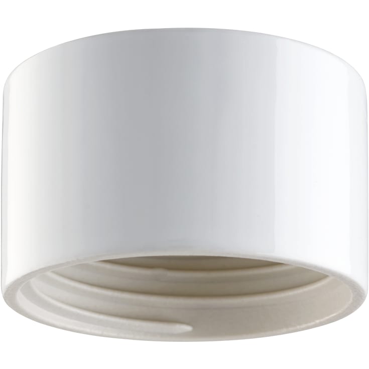 Tak- och väggarmatur vit glasyr 84,5 mm gänga IP54 LED