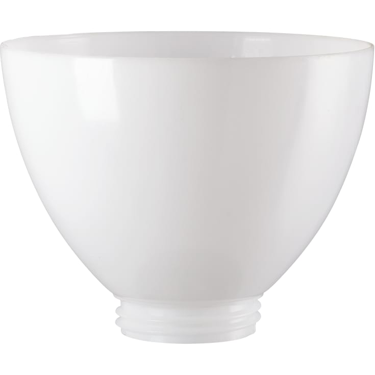 Skærm hvid, polyeten gevind 99 mm Ø 250 mm højde 174 mm