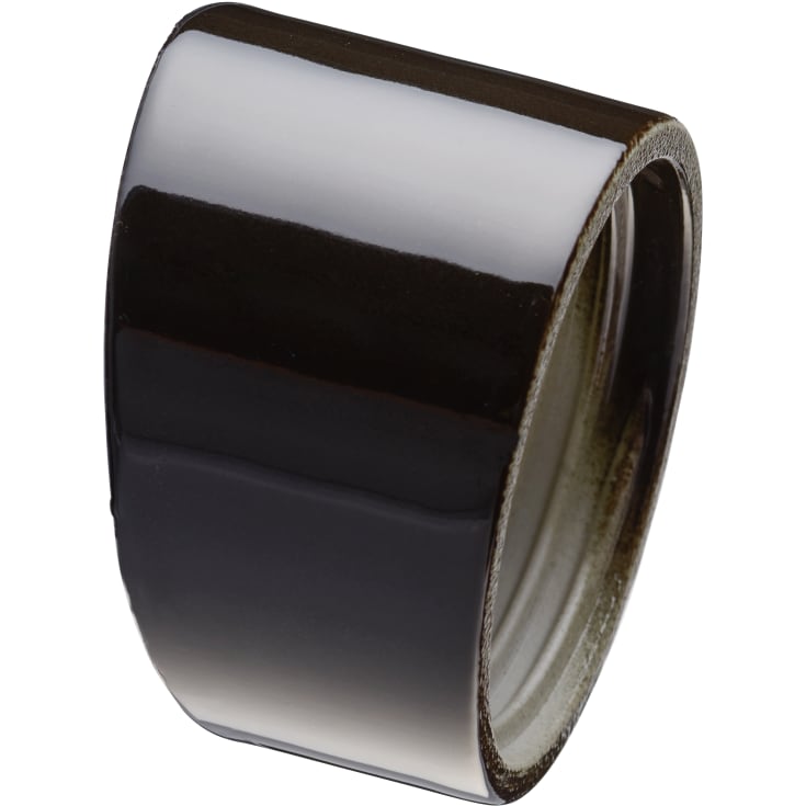 Takarmatur svart glaserad med 84,5 mm gänga IP54 LED