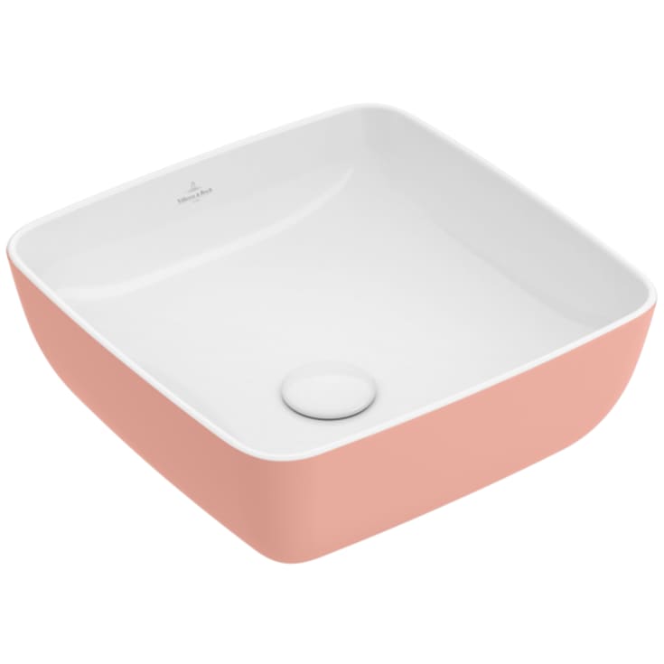 Villeroy & Boch Artis tvättställ, 41x41 cm, ljusrosa
