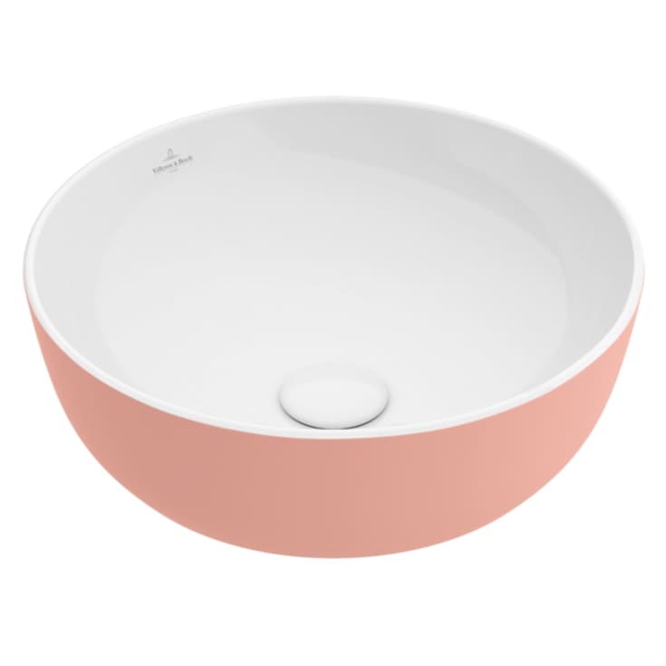 Villeroy & Boch Artis tvättställ, Ø43 cm, ljusrosa