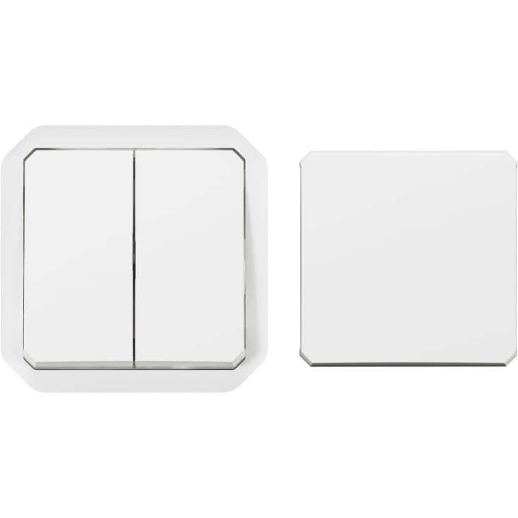 Plexo55 multibryter 2 moduler hvit