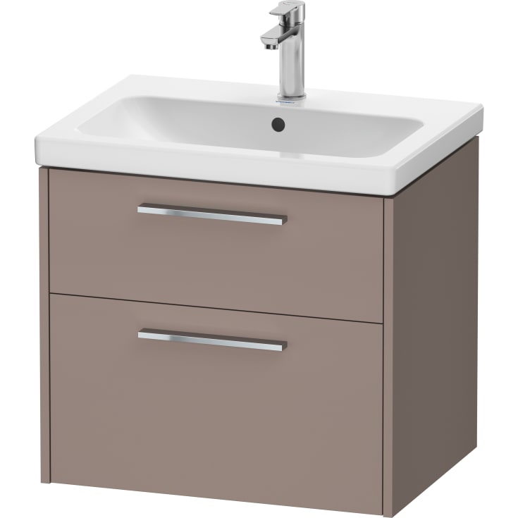 Duravit D-Code møbelpakke, 65x48 cm, mat brun