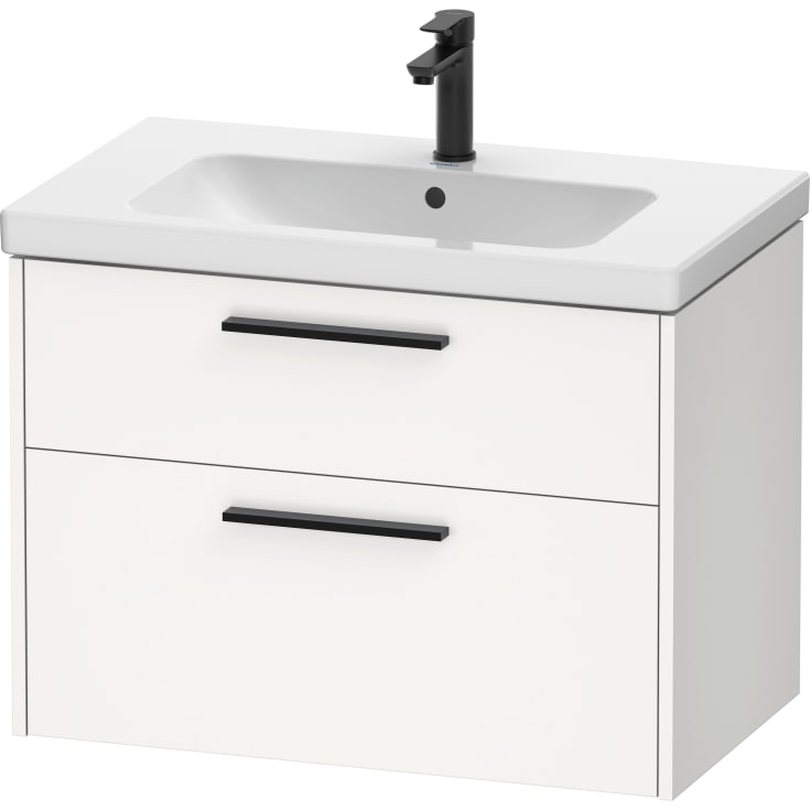 Duravit D-Code tvättställsunderskåp, 78,4x46 cm, matt vit