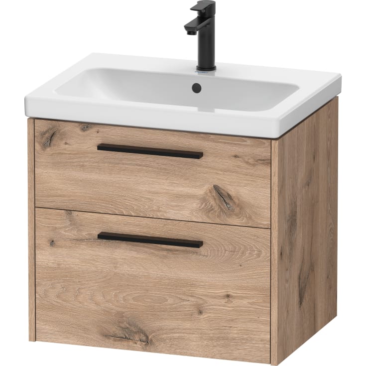 Duravit D-Code tvättställsunderskåp, 63,4x46 cm, ek