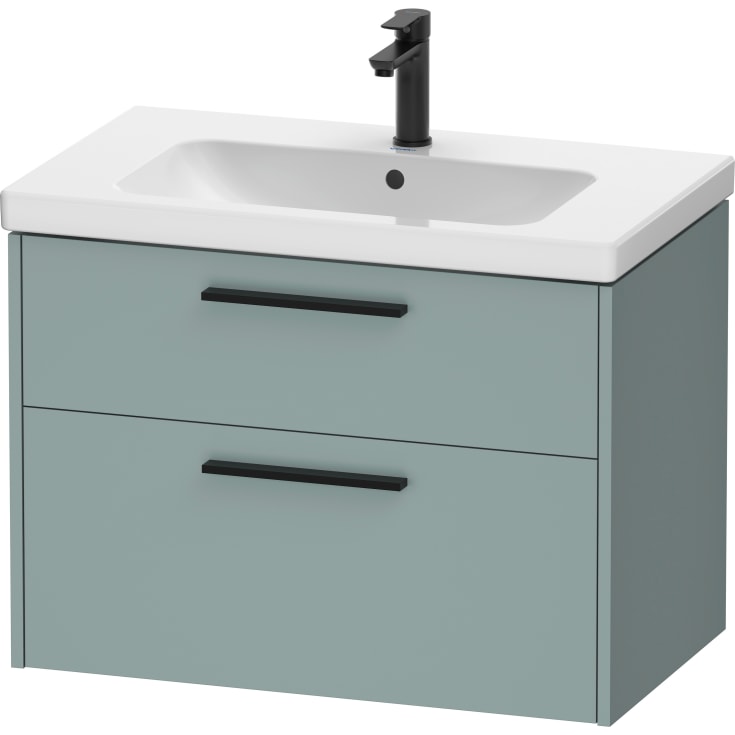 Duravit D-Code möbelpaket, 80x48 cm, matt grön