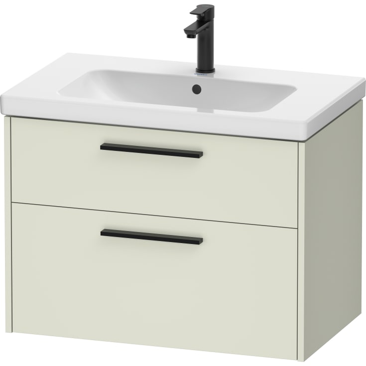 Duravit D-Code tvättställsunderskåp, 78,4x46 cm, matt ljusgrön