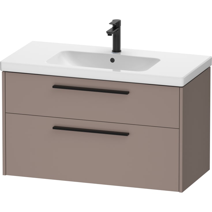 Duravit D-Code møbelpakke, 100x48 cm, mat brun