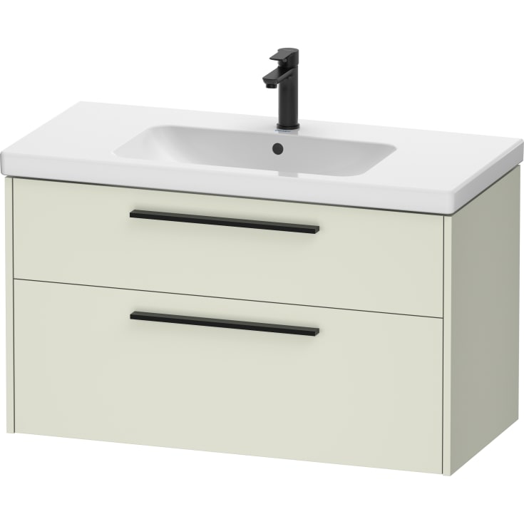 Duravit D-Code møbelpakke, 100x48 cm, mat lysegrøn