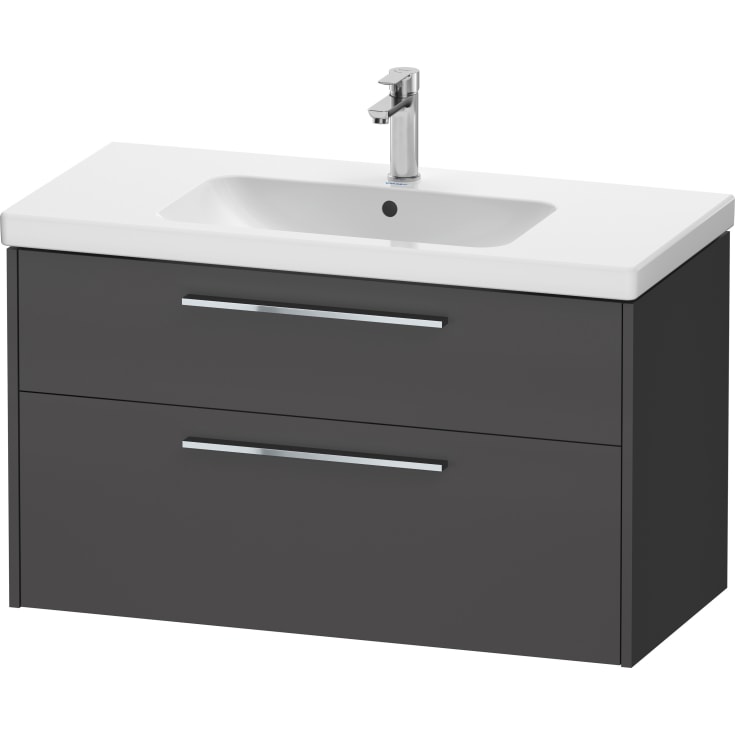 Duravit D-Code møbelpakke, 100x48 cm, mat sort
