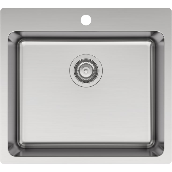 Lavabo LA 550 diskbänk, 55x50 cm, stål