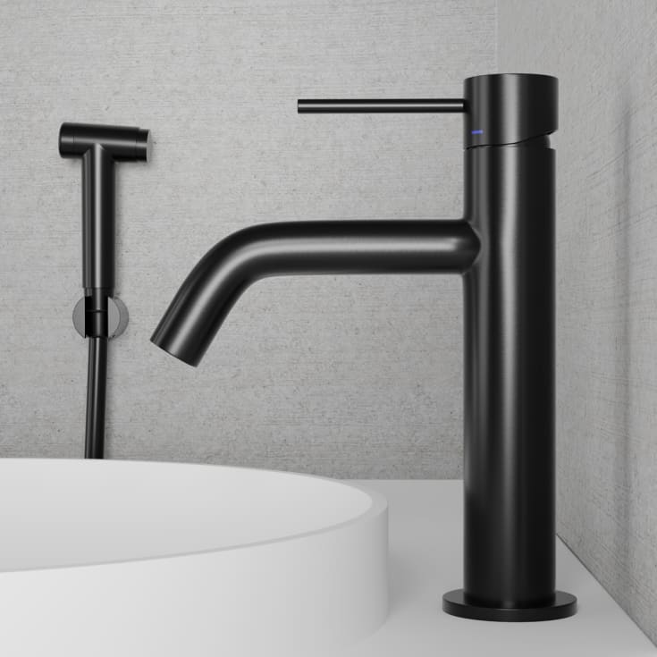 Scandtap Voyage B servantbatteri med sidedusj, uten bunnventil, shadow