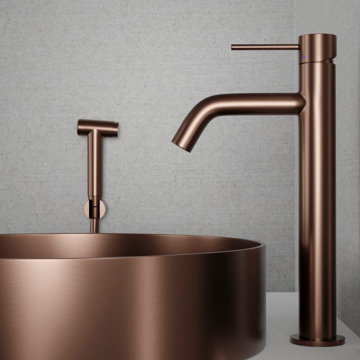 Scandtap Voyage B tvättställsblandare, borstad koppar