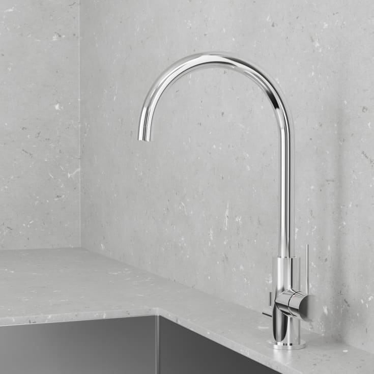 Scandtap Equip D köksblandare, polerat stål