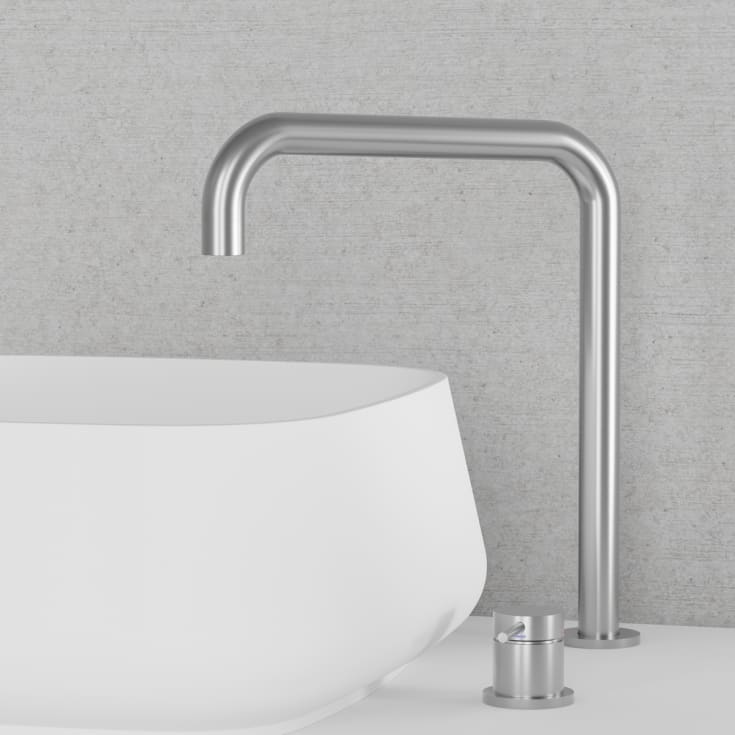 Scandtap Harmonised K2 Square köksblandare, borstat stål