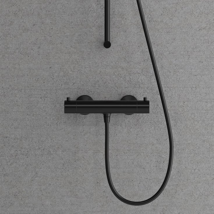 Scandtap Pleasure 1 brusearmatur, børstet sort krom