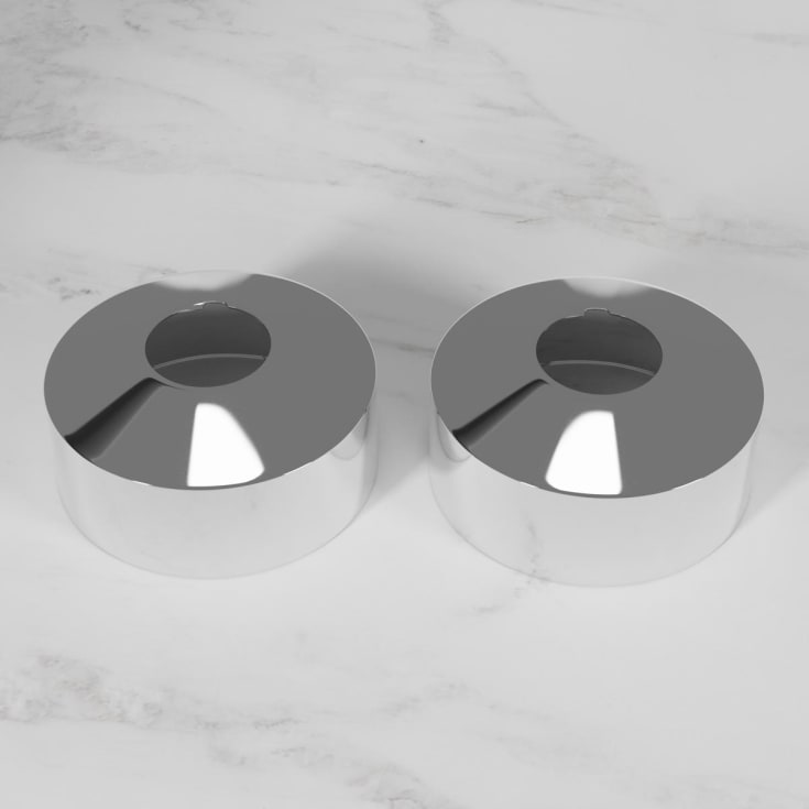 Scandtap Pleasure rosetter, 33 mm, 2 stk, classic