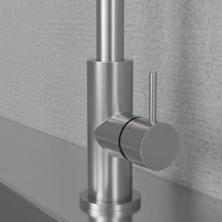 Scandtap handtag, borstat stål