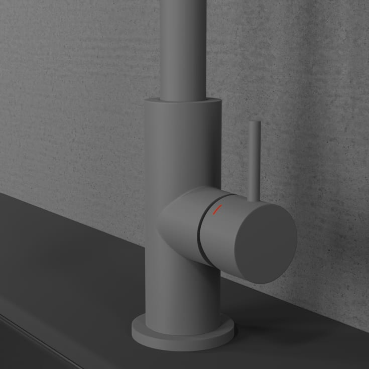 Scandtap greb, 50 mm, mat grå