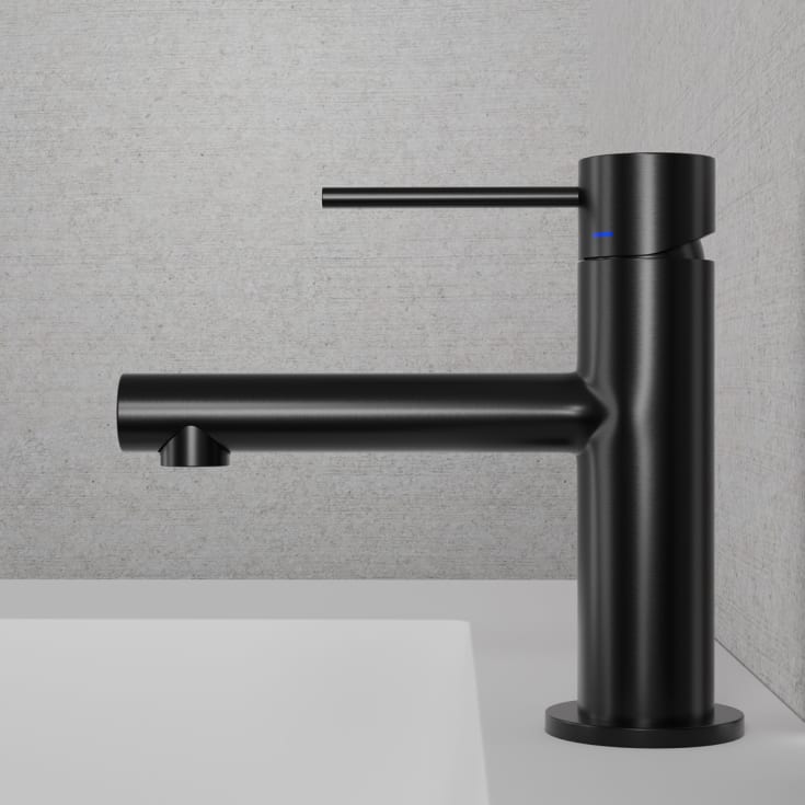 Scandtap Vertex håndvaskarmatur, børstet sort