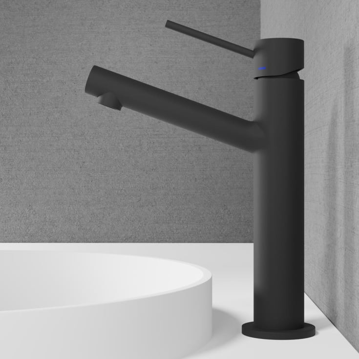 Scandtap Vector Medium servantbatteri, uten bunnventil, coal